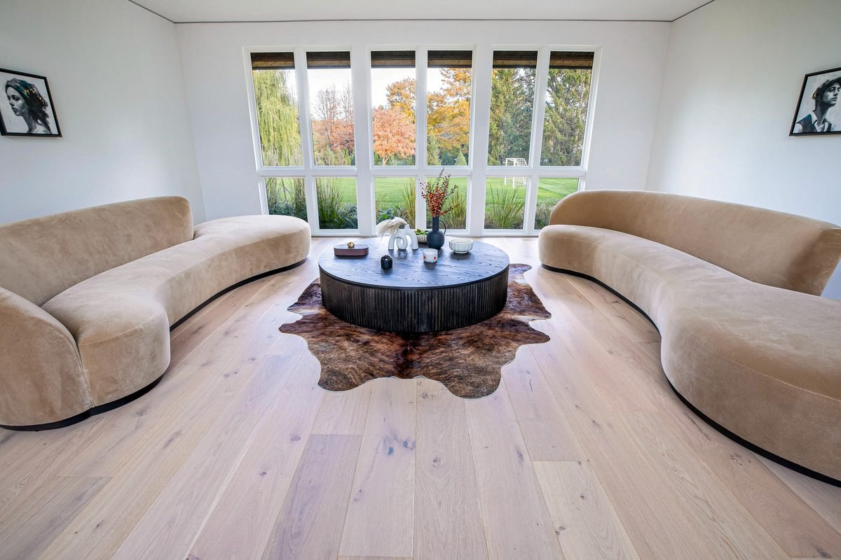 Completed oak floor