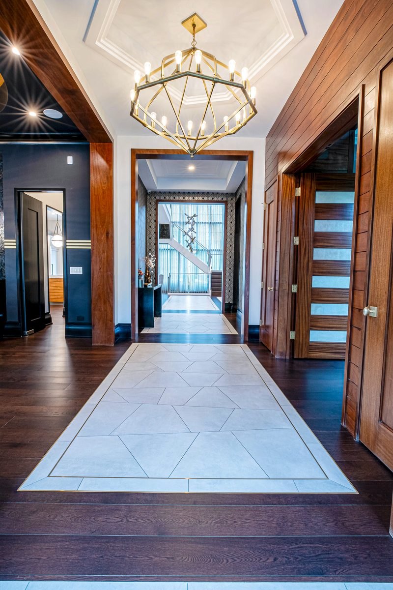 Completed oak floor